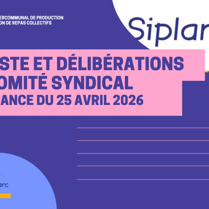 Liste et Délibérations CS du 25.04.2026