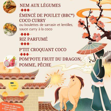 Menu nouvel an chinois