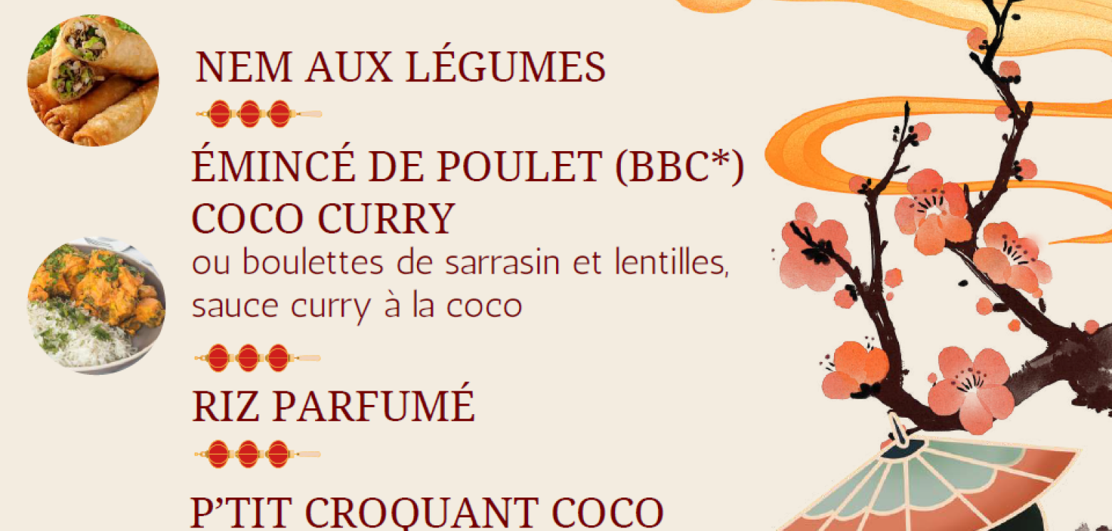 Menu Chinois test 