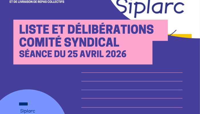 Liste et Délibérations CS du 25.04.2026