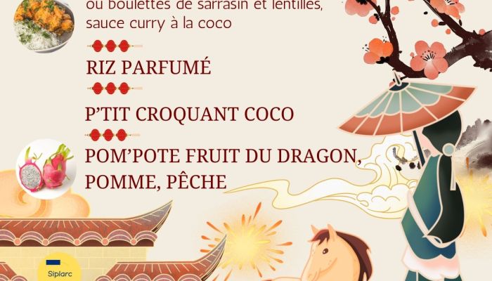 Menu nouvel an chinois