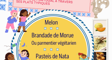 Affiche menu portugais