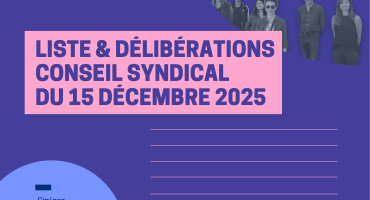Liste & Délibérations Conseil Syndical du 15 décembre 2025