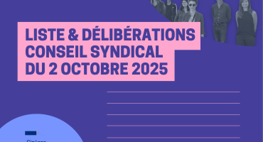 Délibérations Conseil Syndical du 2 octobre 2025