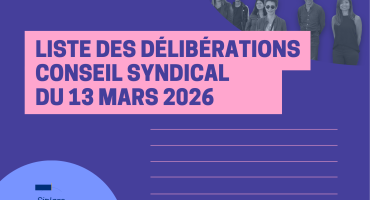 Liste des Délibérations du Conseil Syndical du 13 Mars 2026
